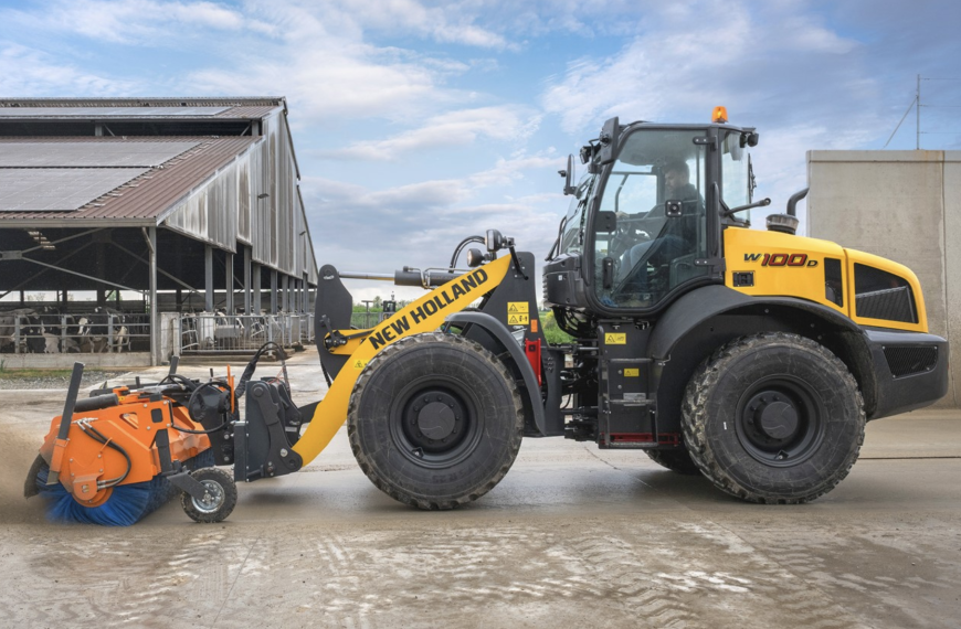 New Holland Construction’s new W100D compact wheel loader